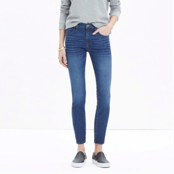 Madewell Jeans High Riser Skinny 28‎ Denim Stretch - Picture 1 of 10